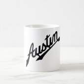 Austin Oldtimer Auto badge Koffiemok (Center)