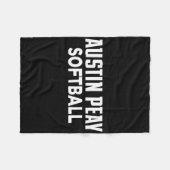 Austin Peay State University Softll Governors Appa Fleece Deken (Voorkant (Horizontaal))