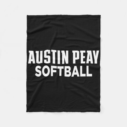 Austin Peay State University Softll Governors Appa Fleece Deken (Voorkant)