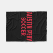 Austin Peay State University Voetbal Governors App Fleece Deken (Voorkant (Horizontaal))
