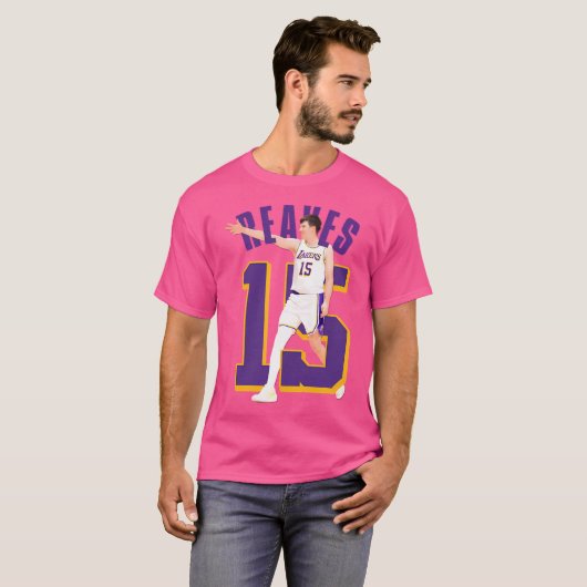 Austin Reaves 15 Vier Drie T-shirt (Voorkant volledig)
