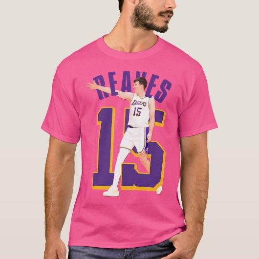 Austin Reaves 15 Vier Drie T-shirt (Voorkant)