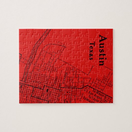 Austin Red Legpuzzel (Horizontaal)