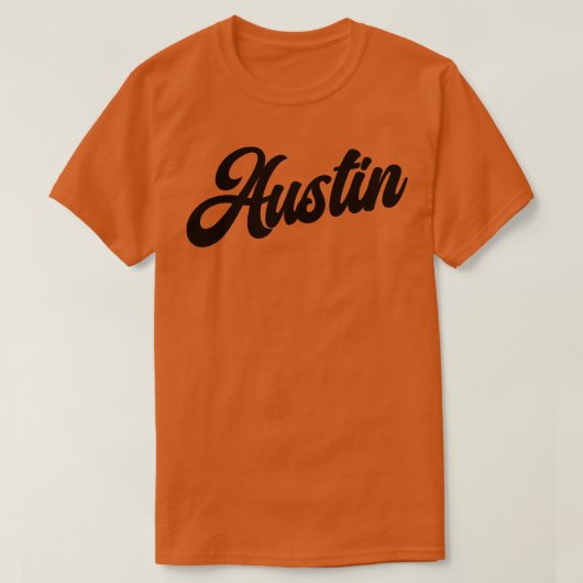 Austin Retro Austin voetbal T-shirt (Design voorkant)