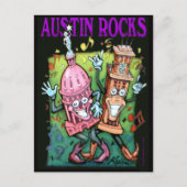 Austin Rocks Briefkaart (Voorkant)