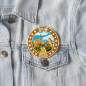 Austin Ronde Button 7,6 Cm (In situ)