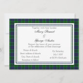 Austin Scottish Wedding Invitation Kaart (Voorkant)