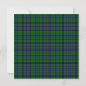 Austin Scottish Wedding Square Invitation Kaart (Achterkant)