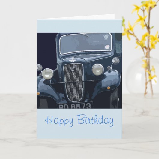  Austin Senior Verjaardag Kaart (Gele Bloem)