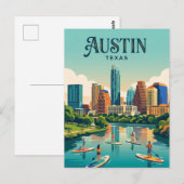 Austin Silhouette VS Briefkaart (Voorkant / Achterkant)