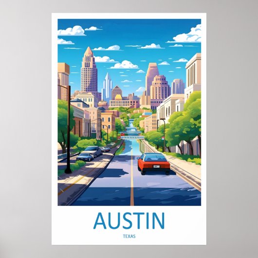 Austin Ski Nationaal Vintage Poster Park Reizen (Voorkant)