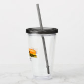 Austin Skyline Breedtegraad Acryl Drinkbeker (Links)