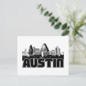 Austin Skyline Briefkaart (Staand voorkant)