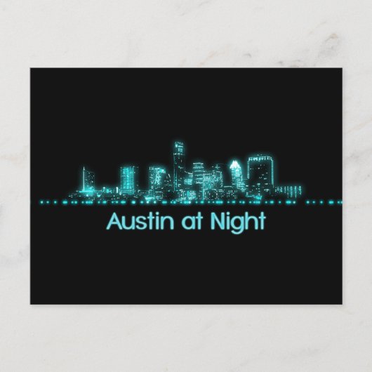 Austin Skyline Briefkaart (Voorkant)