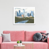 Austin Skyline Canvas Afdruk (Insitu (Woonkamer))