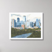Austin Skyline Canvas Afdruk (Voorkant)