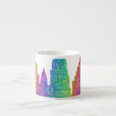 Austin skyline espresso kop (Voorkant)