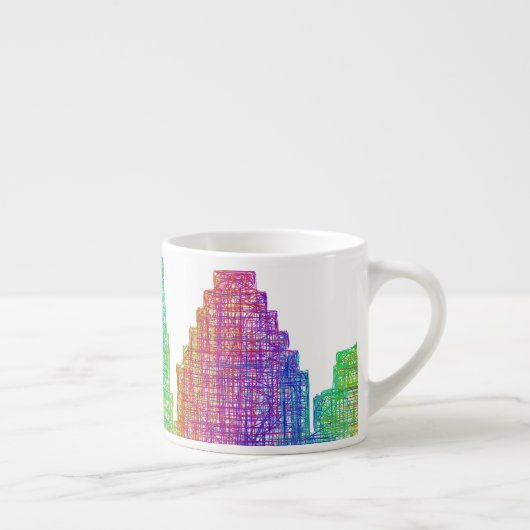 Austin skyline espresso kop (Rechts)