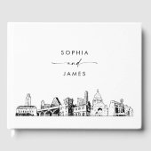 Austin Skyline Huwelijk Gastenboek (Voorkant)