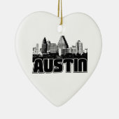 Austin Skyline Keramisch Ornament (Rechts)