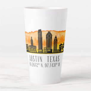 Austin Skyline Latitude Latte Mok