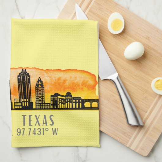Austin Skyline Latitude Theedoek (Quarter Fold)