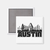 Austin Skyline Magneet (Voorkant / Achterkant)