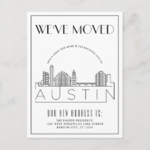 Austin Skyline Moderne Deco | Adreswijziging