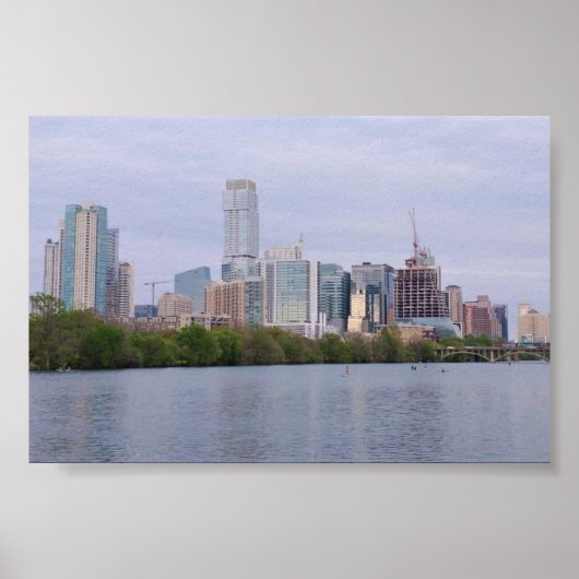 Austin Skyline Poster (Voorkant)