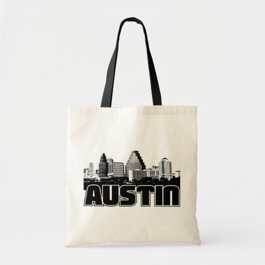Austin Skyline Tote Bag (Voorkant)