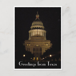 austin state capitol texas briefkaart
