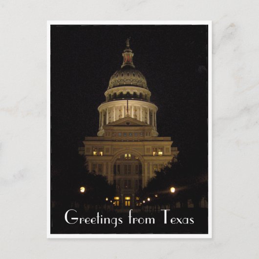 austin state capitol texas briefkaart (Voorkant)