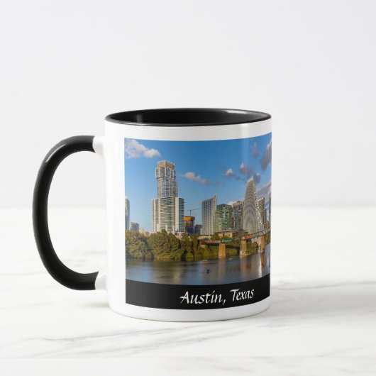 Austin & State Capitol van Texas - Ontwerper koffi Mok (Links)