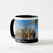 Austin & State Capitol van Texas - Ontwerper koffi Mok (Voorkant links)