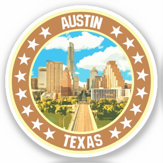 Austin Sticker (Voorkant)