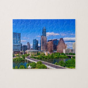 Austin Summer Cityscape Jigzaag Puzzle Legpuzzel