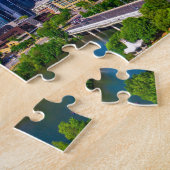 Austin Summer Cityscape Jigzaag Puzzle Legpuzzel (Zijkant)