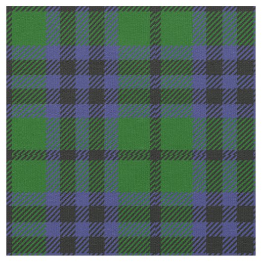 Austin Tartan Print Stof (Close Up)