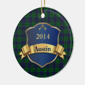 Austin Tartan Pset Custom Ornament (Links)