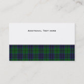 Austin Tartan Pset Custom Visitekaartje (Achterkant)