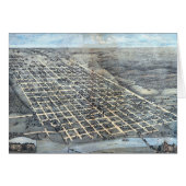 Austin, Texas Antiek Luchtfoto Stadsplattegrond va (Voorkant Horizontaal)