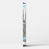 Austin, Texas Antiek Luchtfoto Stadsplattegrond va Case-Mate iPhone Case (Achterkant / Links)