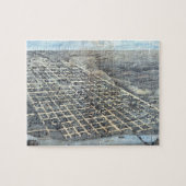 Austin, Texas Antiek Luchtfoto Stadsplattegrond va Legpuzzel (Horizontaal)