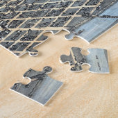 Austin, Texas Antiek Luchtfoto Stadsplattegrond va Legpuzzel (Zijkant)