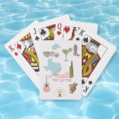 Austin Texas Bachelorette bruiloft Pokerkaarten