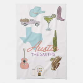 Austin Texas Bachelorette bruiloft Theedoek