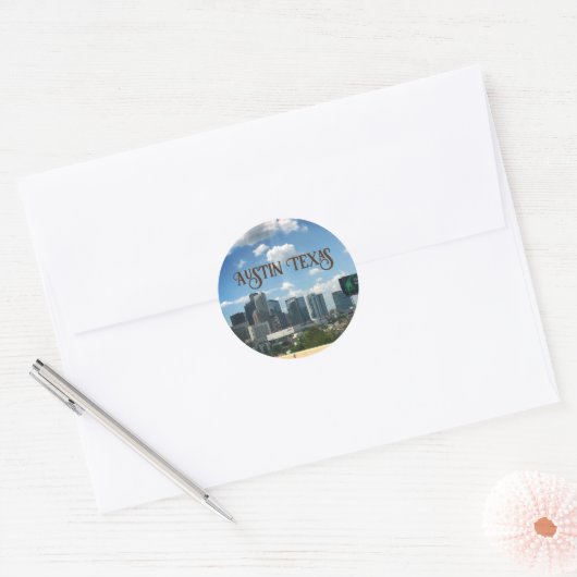 Austin texas, background sticker (Envelop)