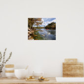 Austin, Texas Barton Creek/Ladybird Lake Skyline Poster (Keuken)
