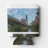 Austin Texas BATS Congress Bridge Downtown Blikjeskoeler (Achterkant)