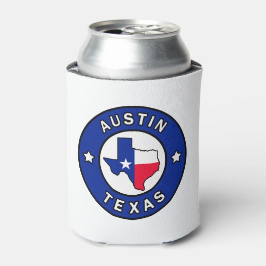 Austin Texas Blikjeskoeler (Blikje Voorkant)
